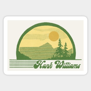 Hank Williams / Retro Style Country Fan Design Sticker